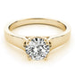Double Prong Trellis Engagement Ring