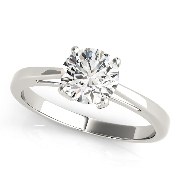 Solitaire Round Engagement Ring
