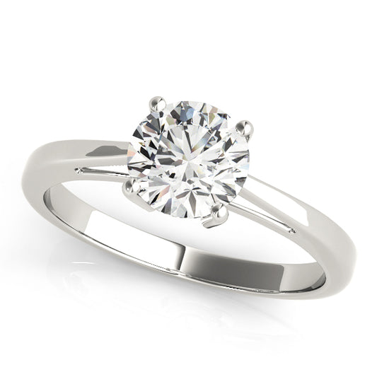 Solitaire Round Engagement Ring