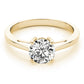 Solitaire Round Engagement Ring