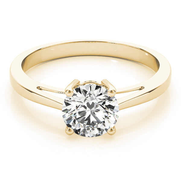 Solitaire Round Engagement Ring