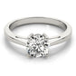 Solitaire Round Engagement Ring