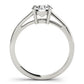 Solitaire Round Engagement Ring