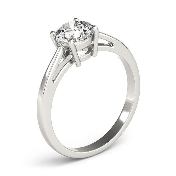 Solitaire Round Engagement Ring