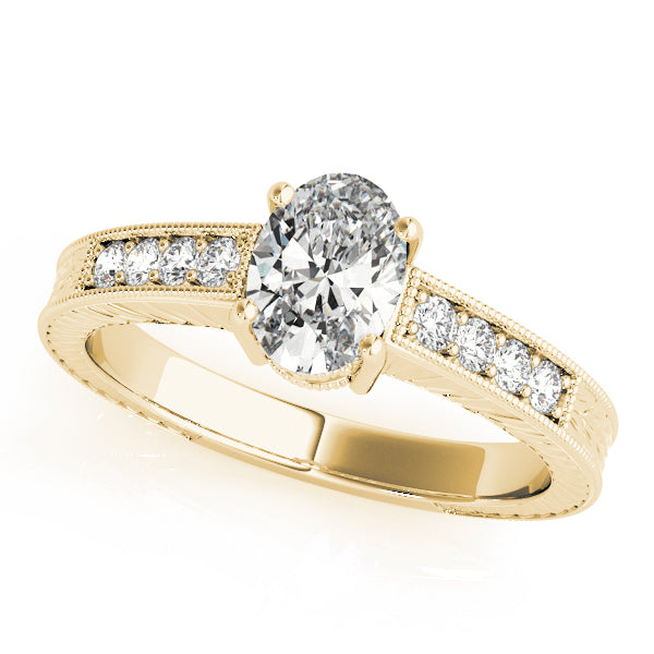 ENGAGEMENT RINGS SINGLE ROW PRONG