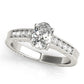 ENGAGEMENT RINGS SINGLE ROW PRONG