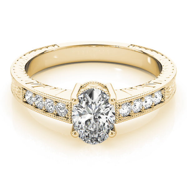 ENGAGEMENT RINGS SINGLE ROW PRONG