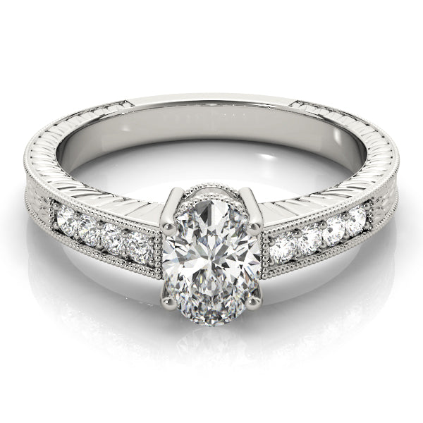 ENGAGEMENT RINGS SINGLE ROW PRONG
