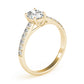 Single Row U-Prong Trellis Engagement Ring