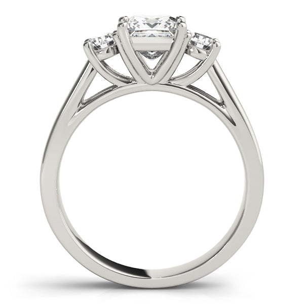 3-Stone Princess Cut Engagement Rings
