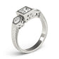 ENGAGEMENT RINGS 3 STONE PRINCESS