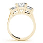 3-Stone Princess Cut Engagement Ring
