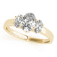 3-Stone Trellis Oval Engagement Ring