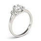 3-Stone Trellis Oval Engagement Ring