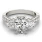 ENGAGEMENT RINGS 3 STONE OVAL