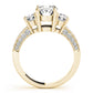 ENGAGEMENT RINGS 3 STONE OVAL