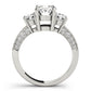 ENGAGEMENT RINGS 3 STONE OVAL