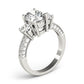 ENGAGEMENT RINGS 3 STONE OVAL
