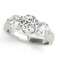3-Stone Round Engagement Ring