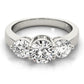 3-Stone Round Engagement Ring