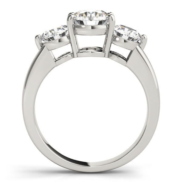 3-Stone Round Engagement Ring