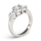 3-Stone Round Engagement Ring