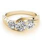 ENGAGEMENT RINGS 3 STONE ROUND
