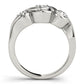 3-Stone Bypass Engagement Ring