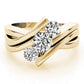 ENGAGEMENT RINGS 3 STONE ROUND