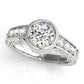 Antique Style Filigree Milgrain Engagement Rings