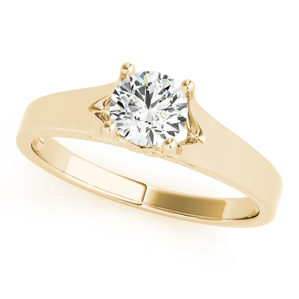 Solitaire Round Engagement Rings