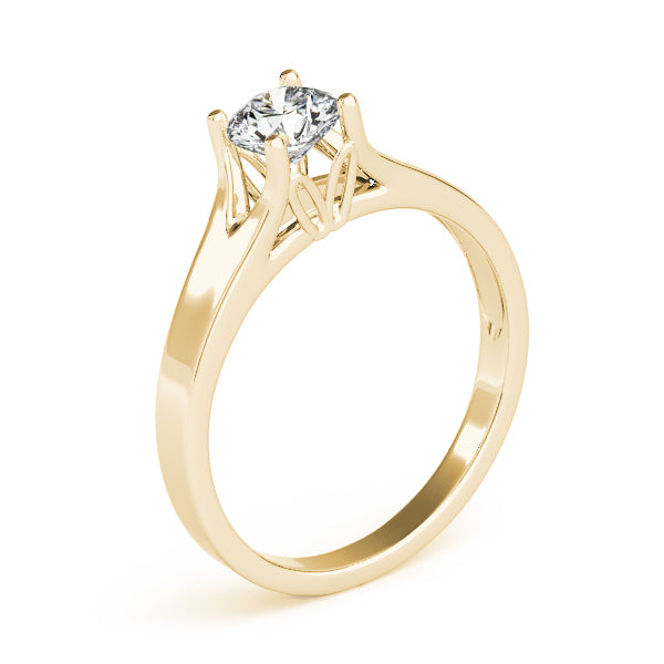 Solitaire Round Engagement Rings