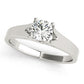 Solitaire Round Engagement Rings