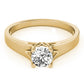 Solitaire Round Engagement Rings