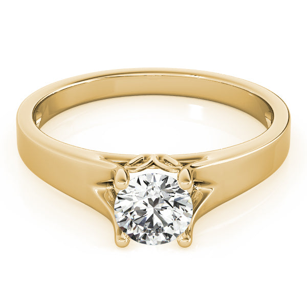 Solitaire Round Engagement Rings