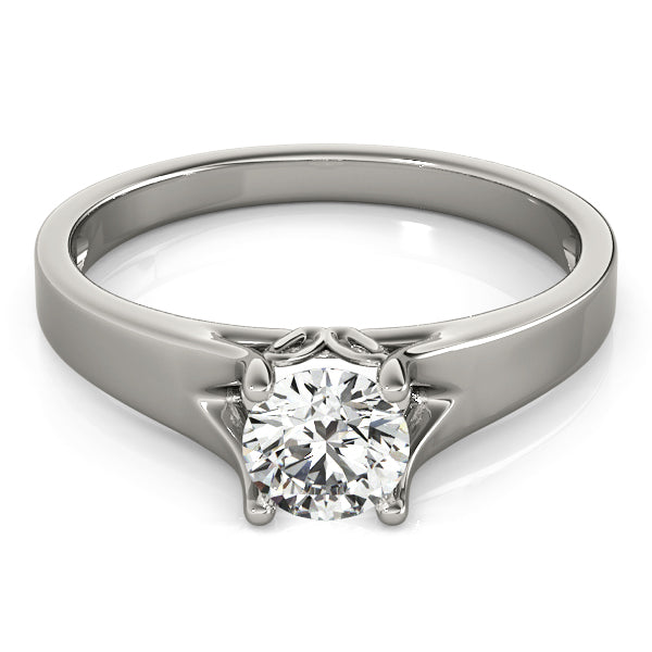Solitaire Round Engagement Rings