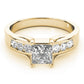 Single Row Channel Set Engagement Ring