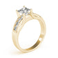Single Row Channel Set Engagement Ring