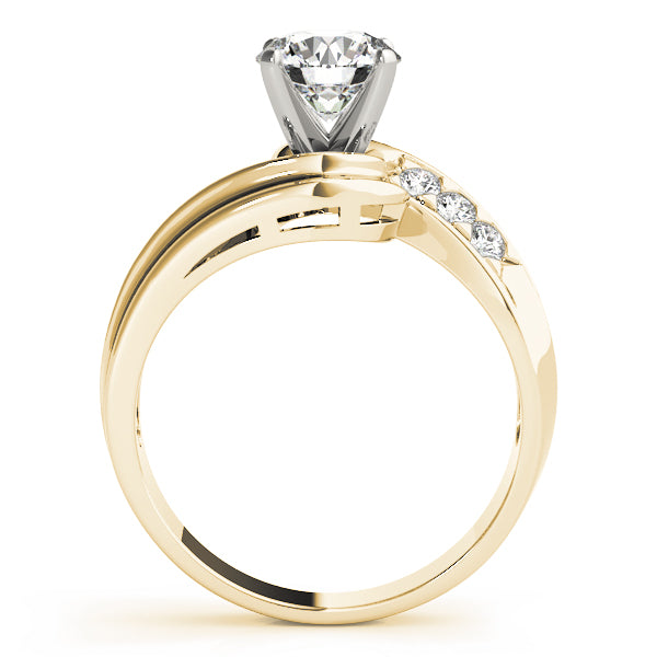Bypass Single Row Engagement Ring