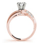 Bypass Single Row Engagement Ring