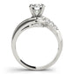 Bypass Single Row Engagement Ring
