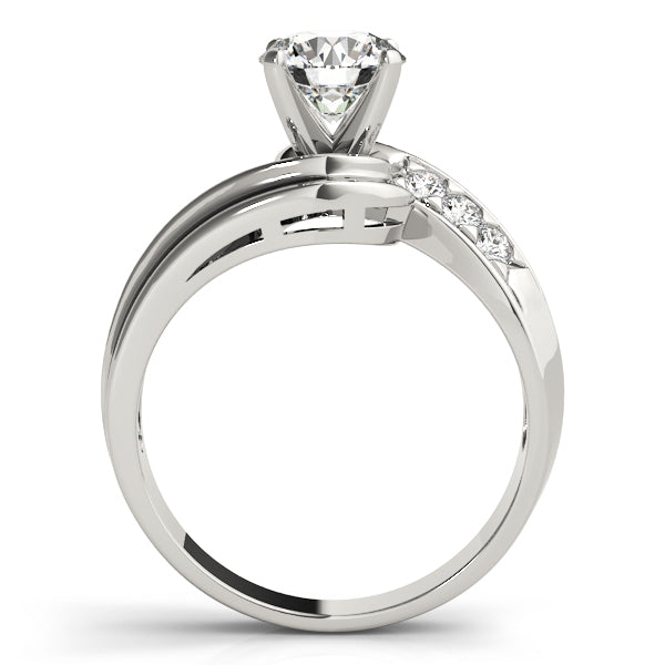 Bypass Single Row Engagement Ring