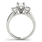 3-Stone Emerald Cut Trellis Engagement Ring