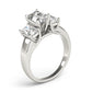 3-Stone Emerald Cut Trellis Engagement Ring