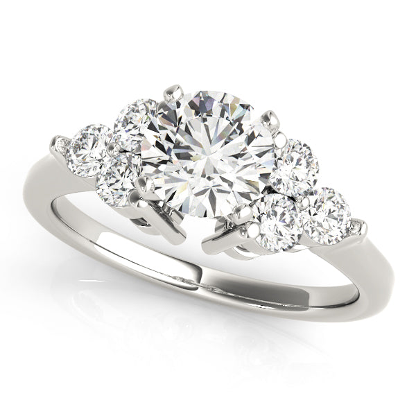 ENGAGEMENT RINGS CLUSTER SIDES