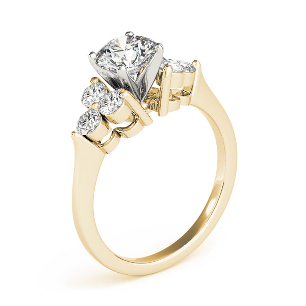 ENGAGEMENT RINGS CLUSTER SIDES