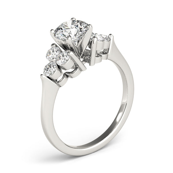 ENGAGEMENT RINGS CLUSTER SIDES