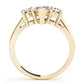 3-Stone Marquise Engagement Ring