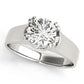 Solitaire Double Prong Engagement Ring