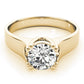 Solitaire Double Prong Engagement Ring